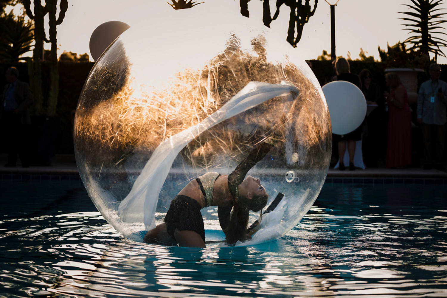 ViaVerde events bubble water ball